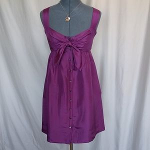 NWT stunning Elie Tahari purple silk dress